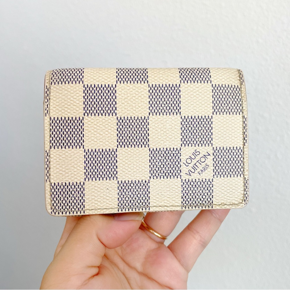 Louis Vuitton Damier Azur Enveloppe Card Case
